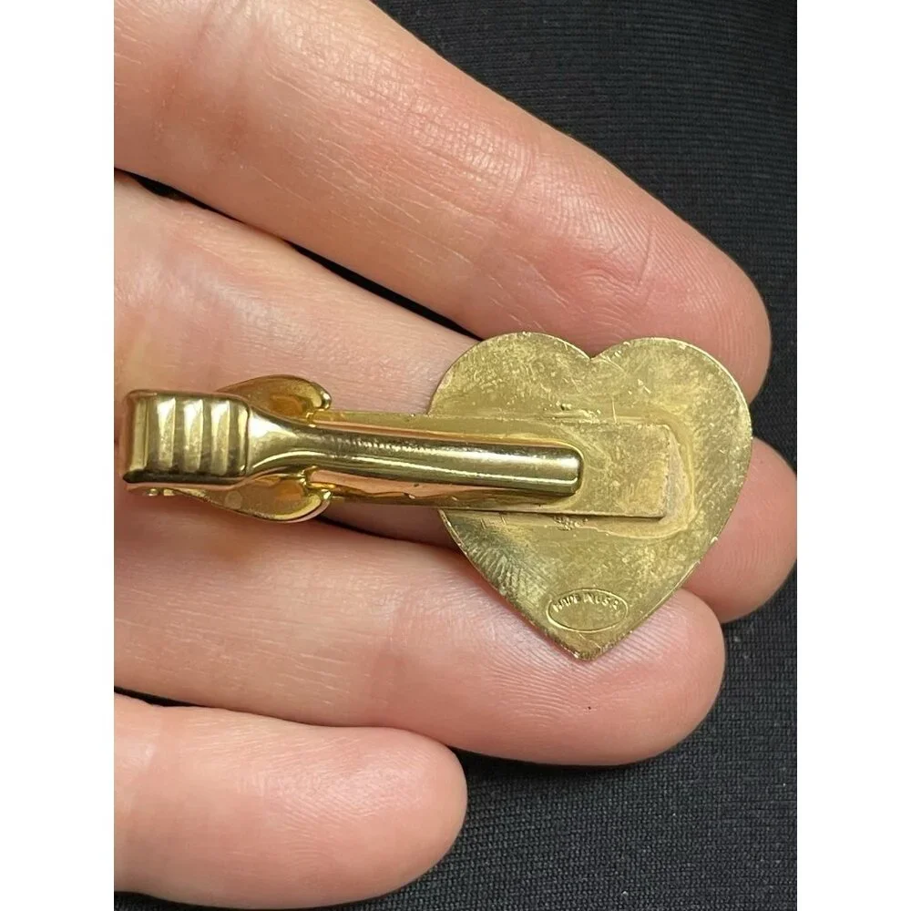 READ Oddity Tie Bar Clip Clown Sunshine Hearts Rainbow